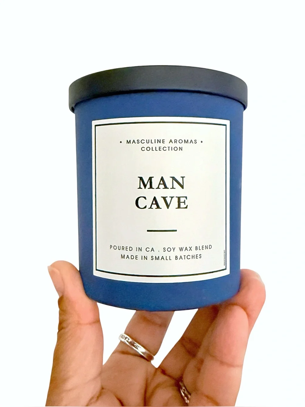 Leoben Company Man Cave Masculine Aromas Soy Wax Candle - Blue